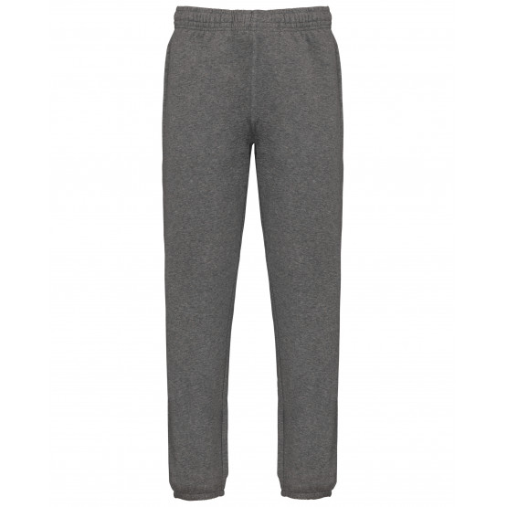 GRIS - Pantalon élastiqué professionnel de travail BIO homme manutention chantier transport artisan