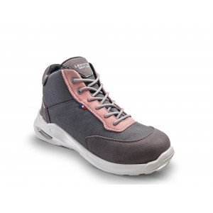 GRIS - Chaussure de sécurité S3S professionnelle de travail noire EN ISO 20345 S3S femme logistique artisan manutention chantie