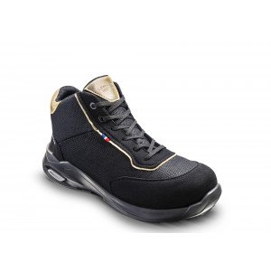 GRIS - Chaussure de sécurité S3S professionnelle de travail noire EN ISO 20345 S3S femme transport artisan manutention chantier