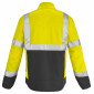 JAUNE/GRIS - Blouson professionnel de travail homme logistique artisan transport chantier