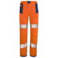 ORANGE/MARINE - Pantalon haute visibilité professionnel de travail homme transport artisan manutention chantier