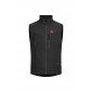 NOIR - Veste polaire professionnelle de travail sans manches homme manutention chantier transport artisan