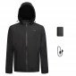 NOIR - Softshell professionnelle de travail mixte transport artisan logistique chantier