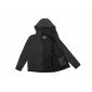 NOIR - Softshell professionnelle de travail mixte transport artisan logistique chantier