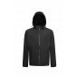 NOIR - Softshell professionnelle de travail mixte transport artisan logistique chantier