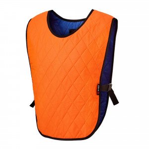 ORANGE - Chasuble rafraichissante tablier blouse professionnel mixte transport artisan manutention chantier