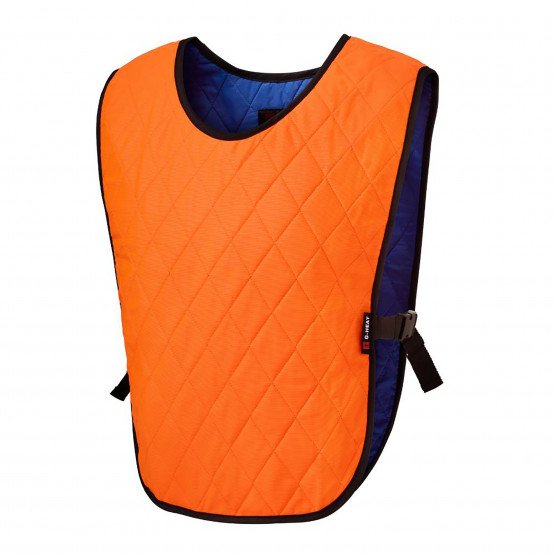 ORANGE - Chasuble rafraichissante tablier blouse professionnel mixte chantier manutention artisan transport