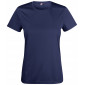 MARINE - Tee-shirt professionnel de travail à manches courtes femme infirmier aide a domicile médical auxiliaire de vie