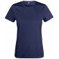 MARINE - Tee-shirt professionnel de travail à manches courtes femme aide a domicile infirmier auxiliaire de vie médical