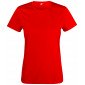 ROUGE - Tee-shirt professionnel de travail à manches courtes femme infirmier aide a domicile médical auxiliaire de vie