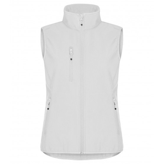 BLANC - Softshell professionnelle de travail femme manutention artisan logistique chantier