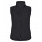 NOIR - Softshell professionnelle de travail femme manutention artisan logistique chantier