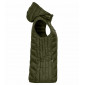 KAKI - Gilet de travail professionnel sans manches femme transport chantier logistique artisan