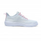BLANC/ROSE - Basket professionnelle de travail blanche femme aide a domicile médical auxiliaire de vie infirmier
