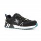 NOIR - Chaussure de sécurité S1PS professionnelle de travail noire EN ISO 20345 S1PS mixte artisan manutention chantier transpor