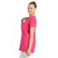FUCHSIA - Tunique professionnelle de travail à manches courtes femme - PROMO aide a domicile médical auxiliaire de vie infirmier