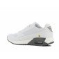 BLANC/GRIS - Basket professionnelle de travail blanche en cuir EN ISO 20347 femme aide a domicile infirmier auxiliaire de vie mé