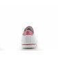 BLANC/FUCHSIA - Basket professionnelle de travail blanche en cuir EN ISO 20347 femme aide a domicile infirmier auxiliaire de vie