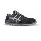 NOIR - Chaussure de sécurité S1PS professionnelle de travail noire en cuir EN ISO 20345 S1PS mixte transport chantier manutentio