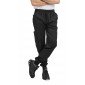 NOIR - Pantalon de travail professionnel mixte infirmier auxiliaire de vie médical aide a domicile