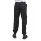 NOIR - Pantalon de travail professionnel mixte aide a domicile médical auxiliaire de vie infirmier