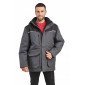 GRIS/NOIR - Parka professionnel de travail homme transport chantier manutention artisan
