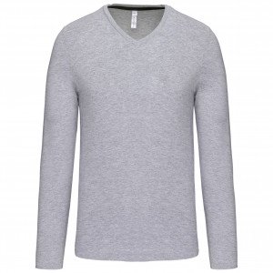 BLEU - Tee-shirt professionnel de travail à manches longues 100% coton homme aide a domicile infirmier auxiliaire de vie médical