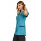 ATOLL/NOIR - Tunique professionnelle de travail à manches courtes femme auxiliaire de vie médical aide a domicile infirmier