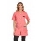 PAPAYE/WAX - Blouse professionnelle de travail blanche à manches courtes médical auxiliaire de vie infirmier aide a domicile
