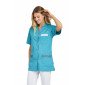 ATOLL/AFRIKA - Tunique professionnelle de travail blanche à manches courtes femme aide a domicile infirmier auxiliaire de vie m