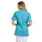 ATOLL/AFRIKA - Tunique professionnelle de travail blanche à manches courtes femme aide a domicile infirmier auxiliaire de vie m