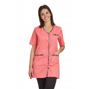 PAPAYE/WAX - Blouse professionnelle de travail à manches courtes femme auxiliaire de vie entretien aide a domicile menage