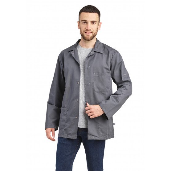 Blouse professionnelle de travail à manches transformables homme