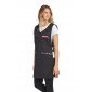 NOIR/WAX - Chasuble tablier blouse professionnel femme entretien auxiliaire de vie menage aide a domicile