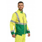 JAUNE/VERT - Blouson professionnel de travail homme logistique artisan transport chantier