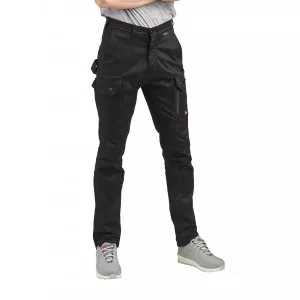 NOIR/NOIR - Pantalon de travail professionnel homme transport chantier logistique artisan