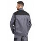 GRIS/NOIR - Blouson professionnel de travail homme logistique chantier transport artisan