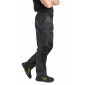 GRIS/NOIR - Pantalon de travail professionnel homme manutention chantier logistique artisan