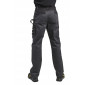 GRIS/NOIR - Pantalon de travail professionnel homme artisan manutention chantier logistique