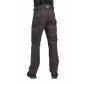 GRIS/NOIR - Pantalon de travail professionnel homme manutention artisan logistique chantier