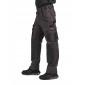 GRIS/NOIR - Pantalon de travail professionnel homme logistique chantier manutention artisan