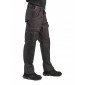 GRIS/NOIR - Pantalon de travail professionnel homme manutention artisan logistique chantier