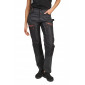 GRIS/NOIR - Pantalon de travail professionnel femme manutention artisan transport chantier