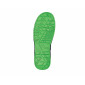 NOIR/VERT FLUO - Basket de sécurité S3 professionnelle de travail noire Microfibre souple avec un pourcentage élevé de matériaux
