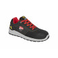 NOIR/GRIS - Chaussure de sécurité S3S professionnelle de travail noire en cuir EN ISO 20345 S3S homme logistique chantier transp