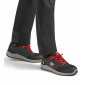 NOIR/GRIS - Chaussure de sécurité S3S professionnelle de travail noire en cuir EN ISO 20345 S3S homme logistique chantier transp