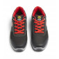 NOIR/GRIS - Chaussure de sécurité S3S professionnelle de travail noire en cuir EN ISO 20345 S3S homme logistique chantier transp