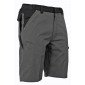 GRIS/NOIR - Bermuda professionnel de travail homme manutention artisan logistique chantier