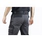 GRIS/NOIR - Bermuda professionnel de travail homme manutention artisan logistique chantier