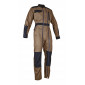 TAUPE/GRIS - Combinaison professionnelle de travail homme manutention chantier transport artisan